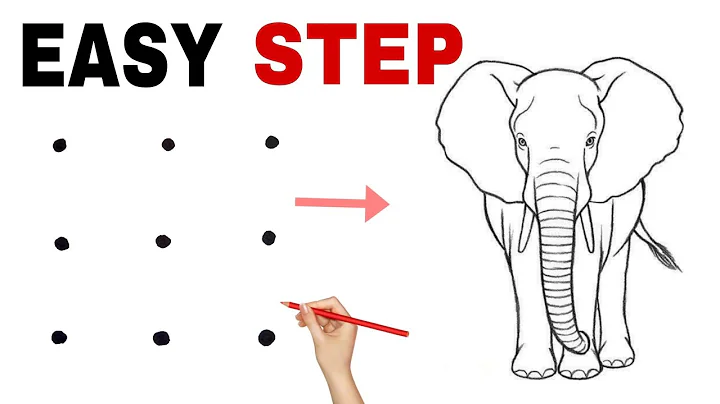 How to draw Elephant Drawing // Easy Elephant Drawing