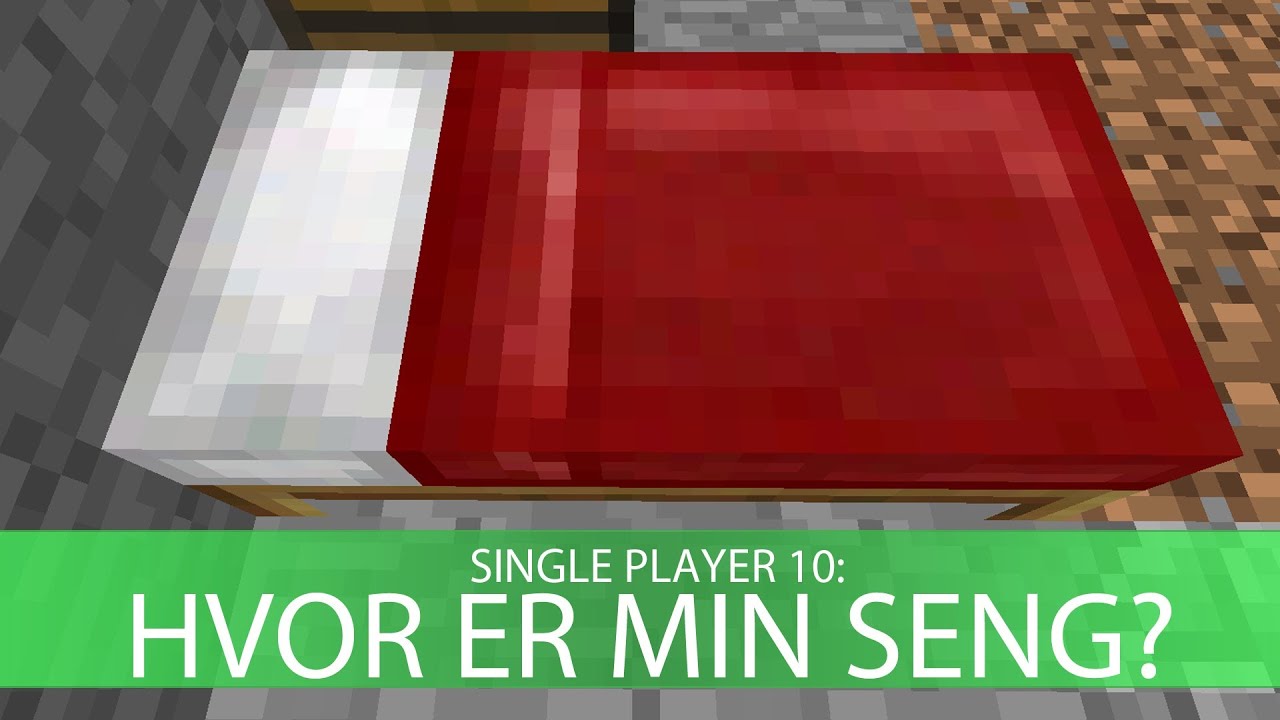 Minecraft lp 10: hvor er min seng?... youtube Hvordan laver man en seng i minecraft