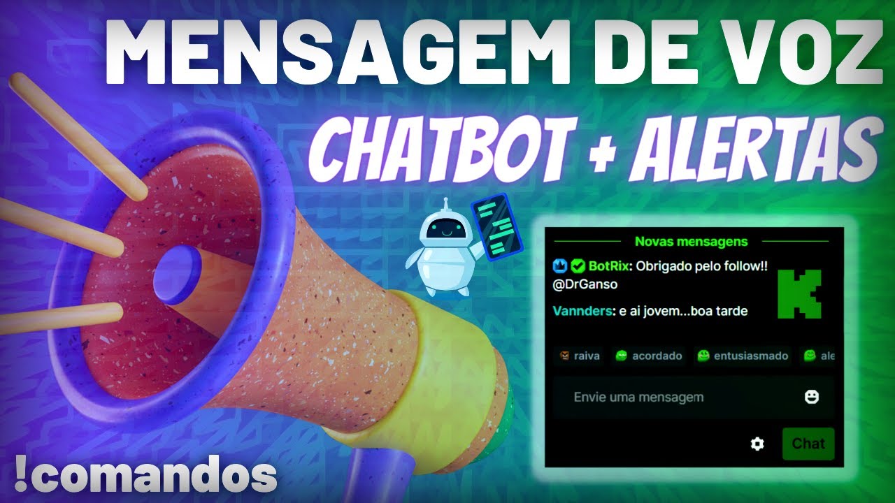 Botrix Alert Settings Como configurar BOTRIX para lives na KICK (mensagem de voz, comandos ...