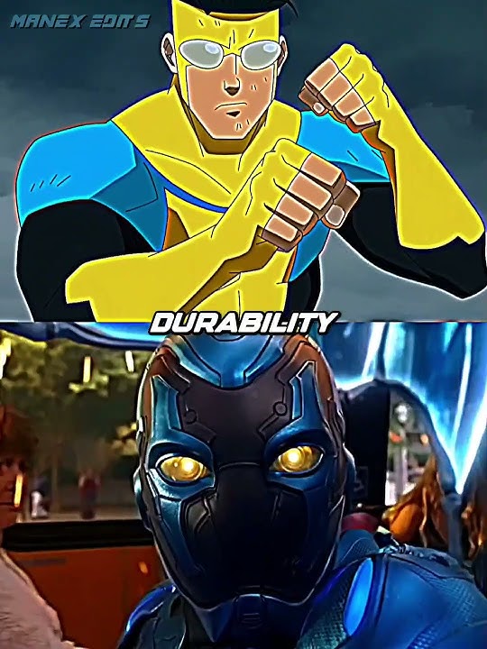 INVINCIBLE VS BLUE BEETLE | #shorts