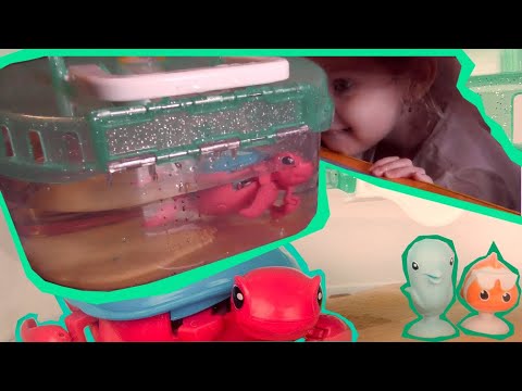 Little live Pets ЧЕРЕПАШКА литл лайв петс с аквариумом открываем и играем!