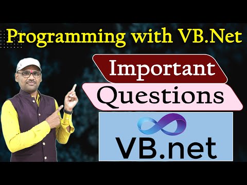 Programming with Vb. Net Important Questions | IMP Questions Programming with Vb. Net in Hindi