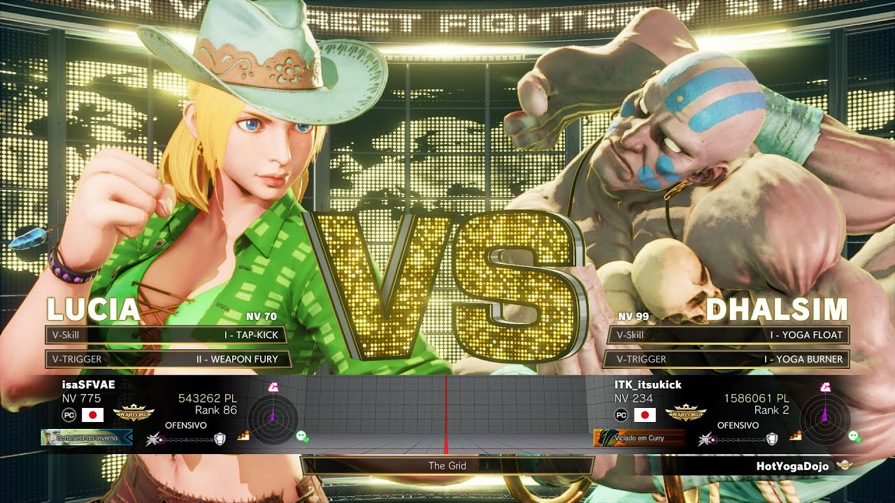 SFV Champion Edition 🔥 isaSFVAE (LUCIA) Vs itsukick (DHALSIM) 🔥 Online Match's 03-26-2023
