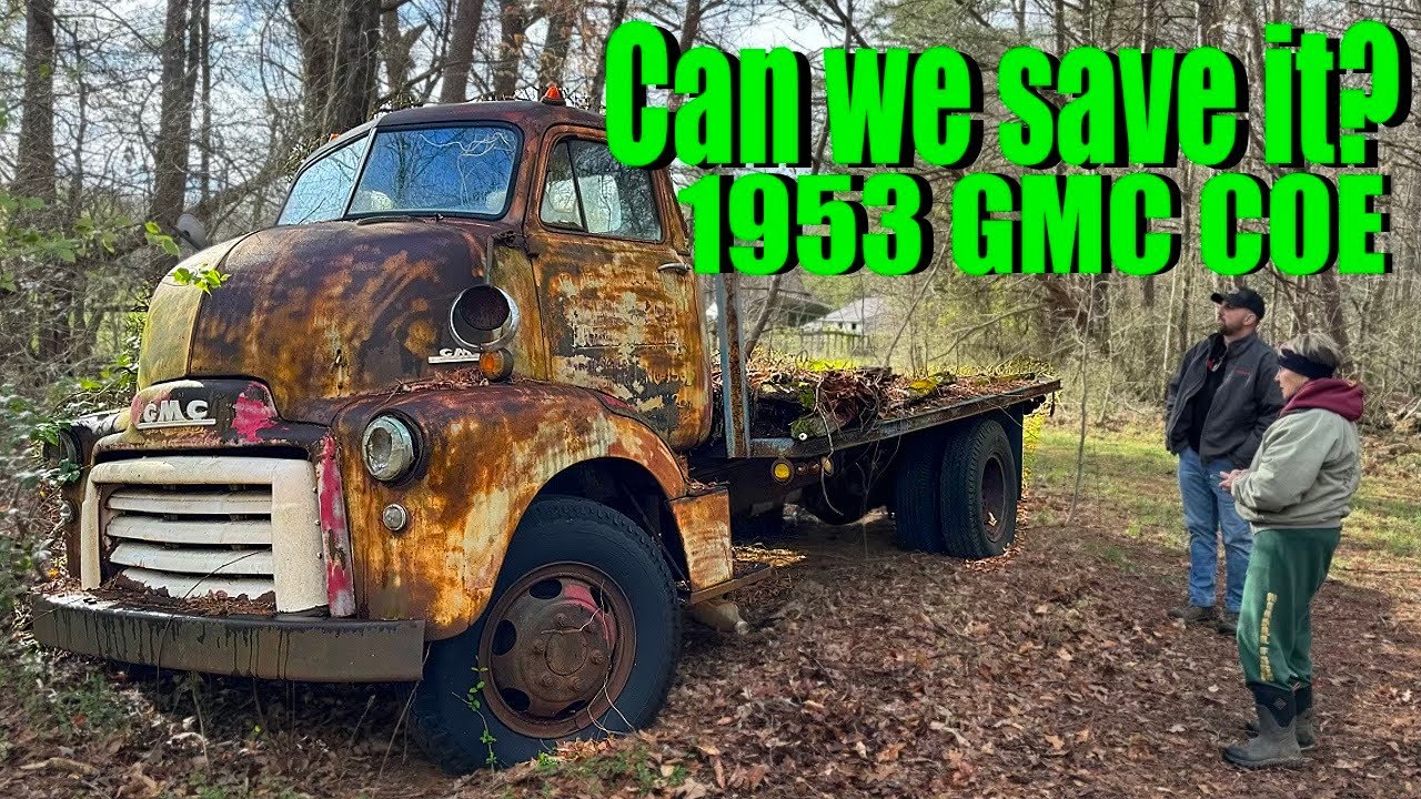 TOUGHEST TRUCK RECOVERY EVER! ABANDONED 1953 GMC Stuck in the Mud, PUSHING Our Equipment to the MAX!