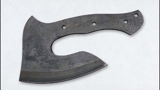 Axe Knife Hatchet knife 1095 High Carbon Steel Blank Blade Tomahawk Hunting Knife Making Supply