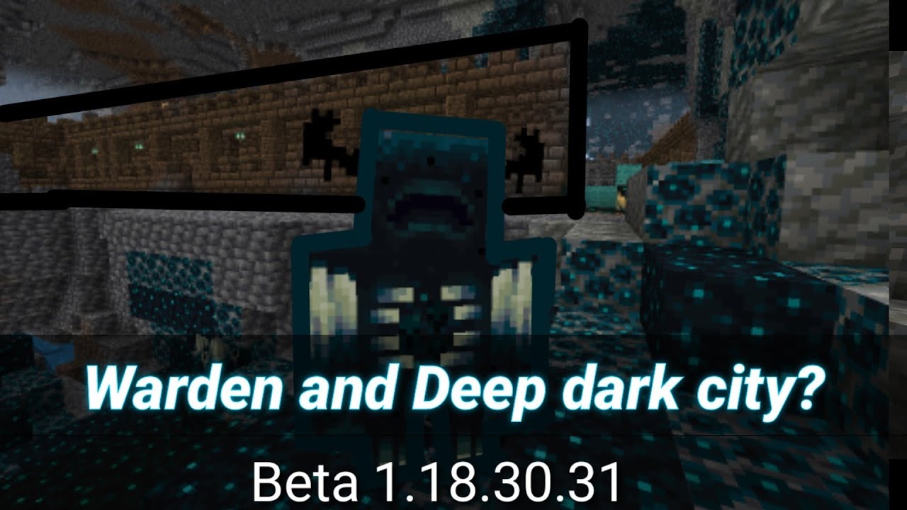 Warden Finally Coming to BEDROCK! Ancient Cities! | MCPE 1.18.30.31/1.19 beta