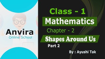 Class 1st | Mathematics | Chapter 2 Shapes Around Us | Part 2 | By Ayushi Tak