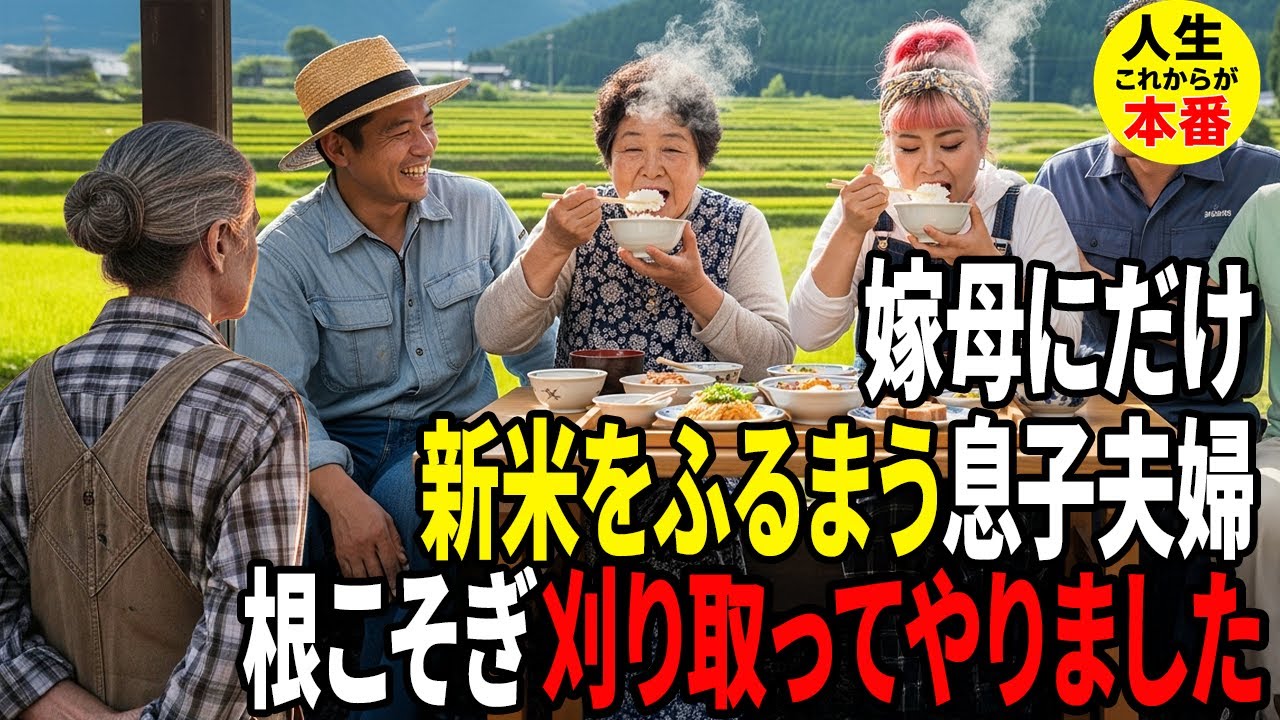 新米は嫁母だけ、私は三等米──ナメた代償、刈り取らせてもらいました