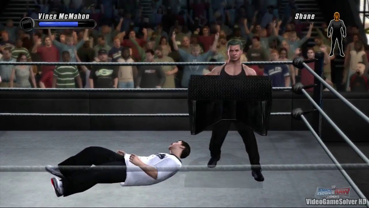 WWE SmackDown vs RAW 2008 - Vince McMahon vs Shane McMahon [Xbox 360] games people play