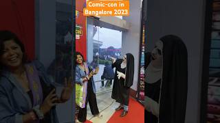 Comic-con in Bangalore 2023 || Cosplay videos with Anime Characters|| shorts shortvideo