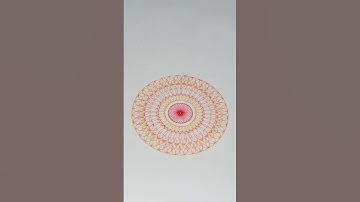Quick SpiroArt  #satisfying #spirograph #asmr  #viral #shorts #asmrsounds