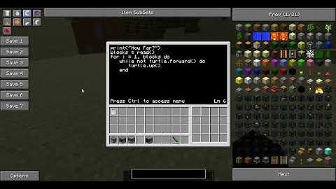 ComputerCraft Programs Part 3 - Terrain Following Robot and Dead Rabbit