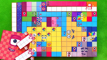 Looking for Numberblocks NEW 287 Puzzle Tetris Shape | ASMR chirping of birds