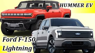 Ford F-150 Lightning Platinum vs HUMMER EV | Compare HUMMER EV And F-150 Lightning Platinum