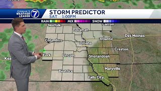 Cooler with chances for rain on Saturday in Omaha