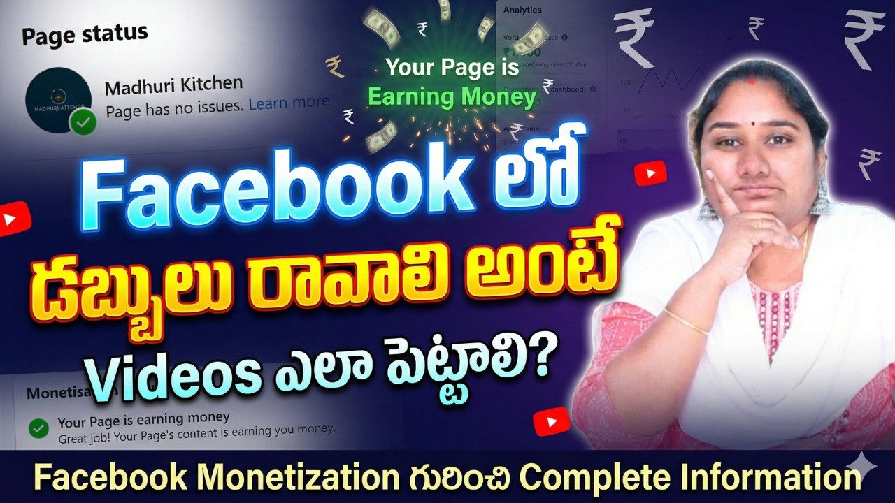 Facebook లో డబ్బులు రావాలి అంటే Videos ఎలా పెట్టాలి? Facebook Monetization గురించి Information