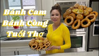 110 - Bánh Cam, Bánh Còng Làm Theo Công Thức Này Bánh Sẻ Giòn, Thơm Ngon Không Làm Bạn Thất Vọng