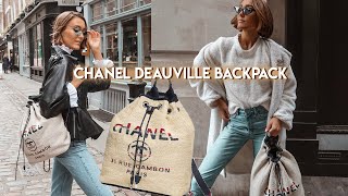 CHANEL DEAUVILLE BACKPACK 2 YR REVIEW + WHATS IN MY BAG? IS IT WORTH IT? |  Blaise Dyer - YouTube
