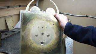 Clock Dial No3 & some thoughts on clock restoration.