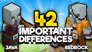 42 HUGE Differences In Minecraft Bedrock Vs Java