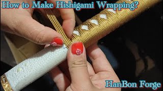 How to make Hishigami wrapping - Hanbon Forge