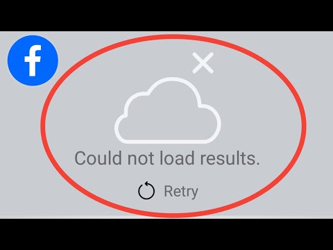Facebook Couldn't Load Results Retry Problem