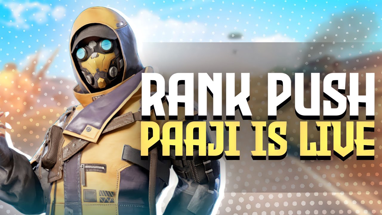 Rank Push | Road to Conqueror | BGMI Live | PaaJi Gaming