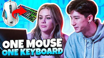 aceu & LuluLuvely take on the one mouse, one keyboard challenge