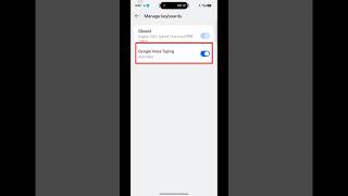 voice typing| Google keyboard Enable Settings#shorts screenshot 4