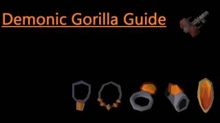 OSRS- Demonic Gorilla Guide 2017 30+ kills per trip!
