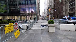 ⁴ᴷ⁶⁰ Walking NYC State of Emergency : 5th Avenue from 60th Street to 42nd Street (April 29, 2020)
