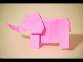 【折り紙 作り方】ぞうさん 顔 ~立体/動物~|3D Paper Elephant Head /DIY-Tutorial