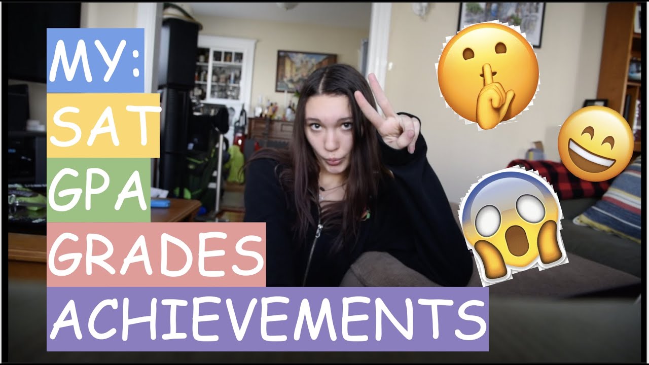 MY HIGH SCHOOL STATS THAT GOT ME INTO 1O COLLEGES (SAT, GPA, GRADES, EXTRACURRICULARS, + MORE)