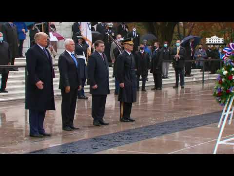 President Trump and The First Lady Participate in a National Veterans Day Observance