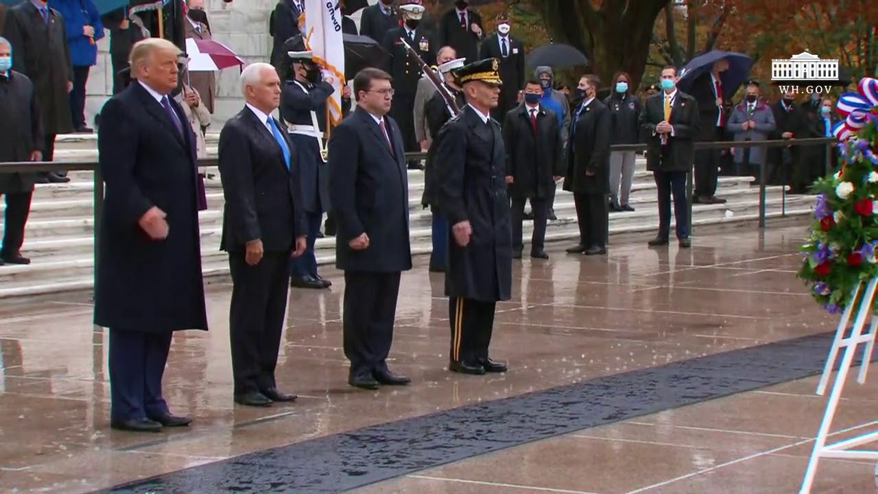 President Trump and The First Lady Participate in a National Veterans Day Observance