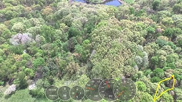 Phantom 3 video with gauges displaying log info through DashWare