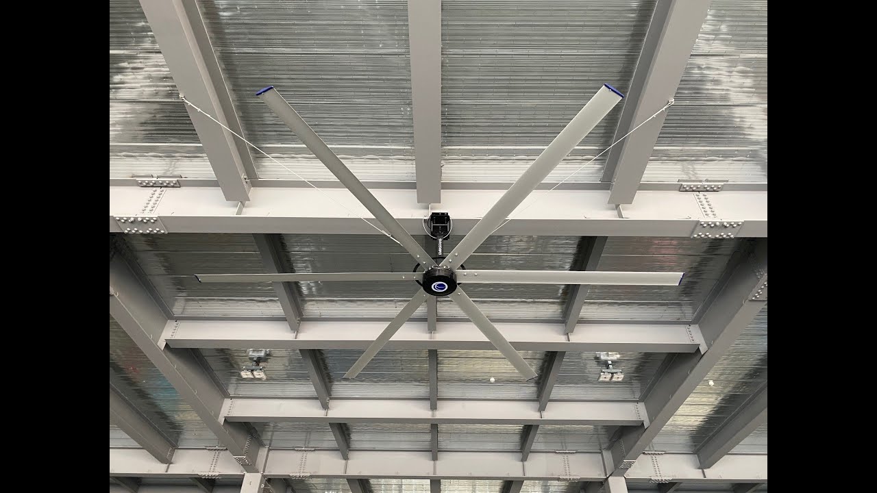 倉庫・工場向け】大型シーリングファン（HVLS）｜エミアスファン | ロ