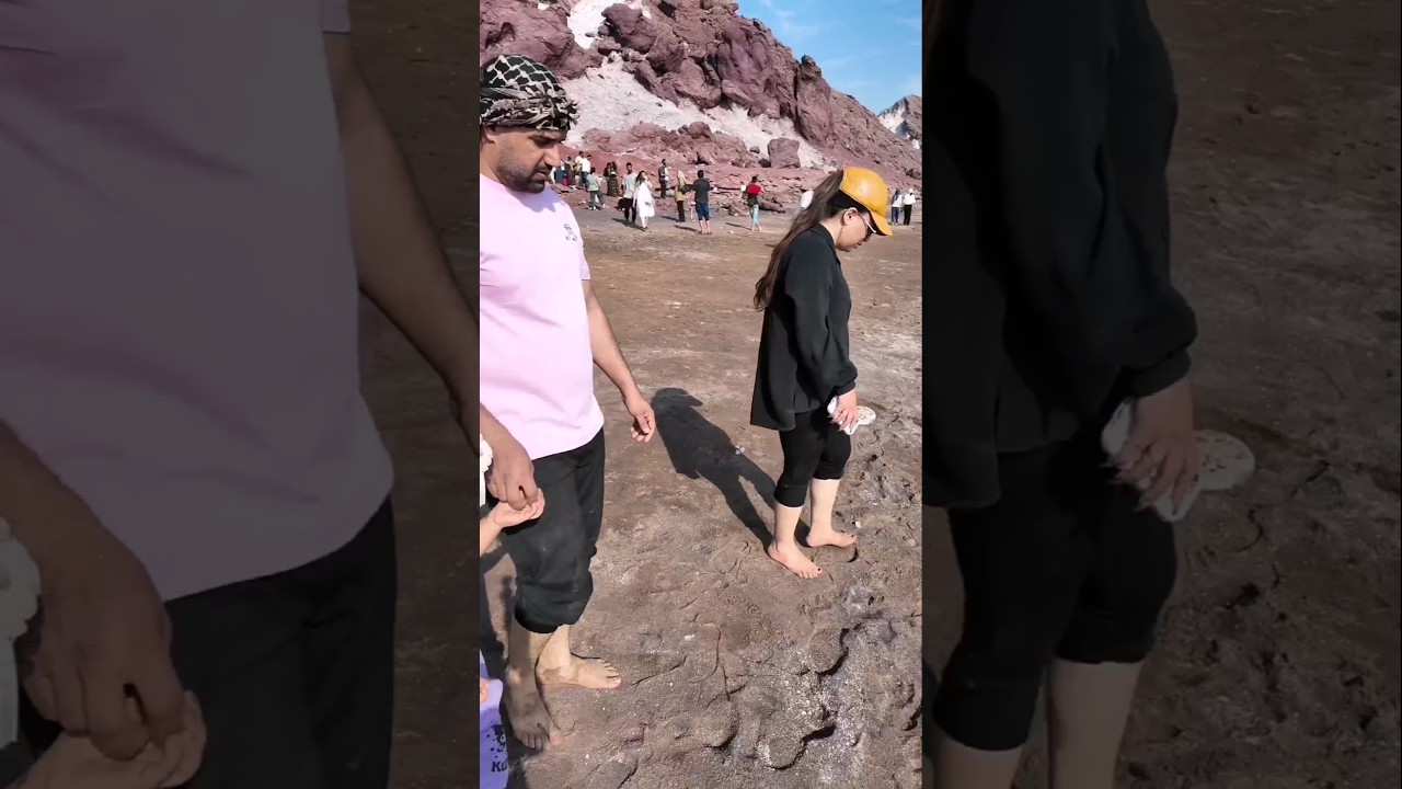 🔵Iran Walking Tour 🇮🇷, Girls On The Beach 