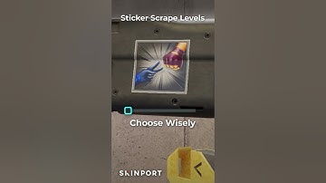 CS2 Sticker Scrape Levels