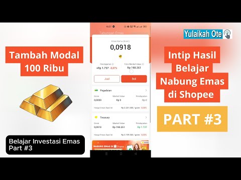 Belajar Investasi Emas Part 3: Tambah Modal 100 Ribu, Gimana Hasilnya di Shopee? 💰