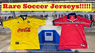 AWESOME VINTAGE SOCCER JERSEYS SCORE AT THE THRIFT STORE!