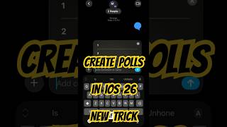iOS 26: Create Polls in iMessage [Step-by-Step]