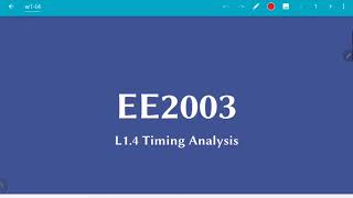 L1.4a - Timing Analysis (Delays)