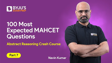 100 Most Expected MAHCET AR Questions | CET 2023 Preparation | Part 7 | CET Abstract Reasoning