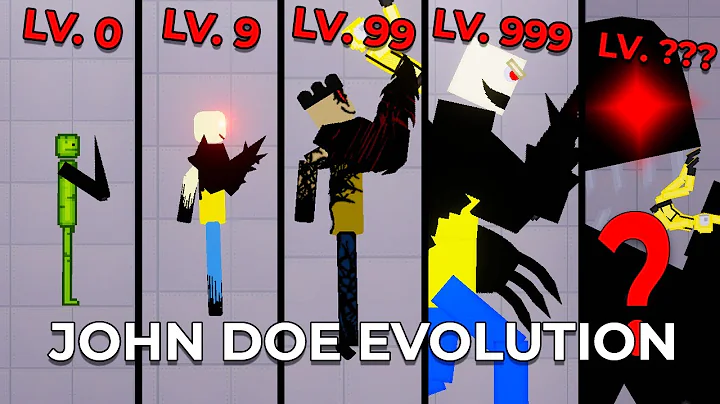 Evolution Of JOHN DOE in Melon Playground - Roblox Forsaken - People Playground