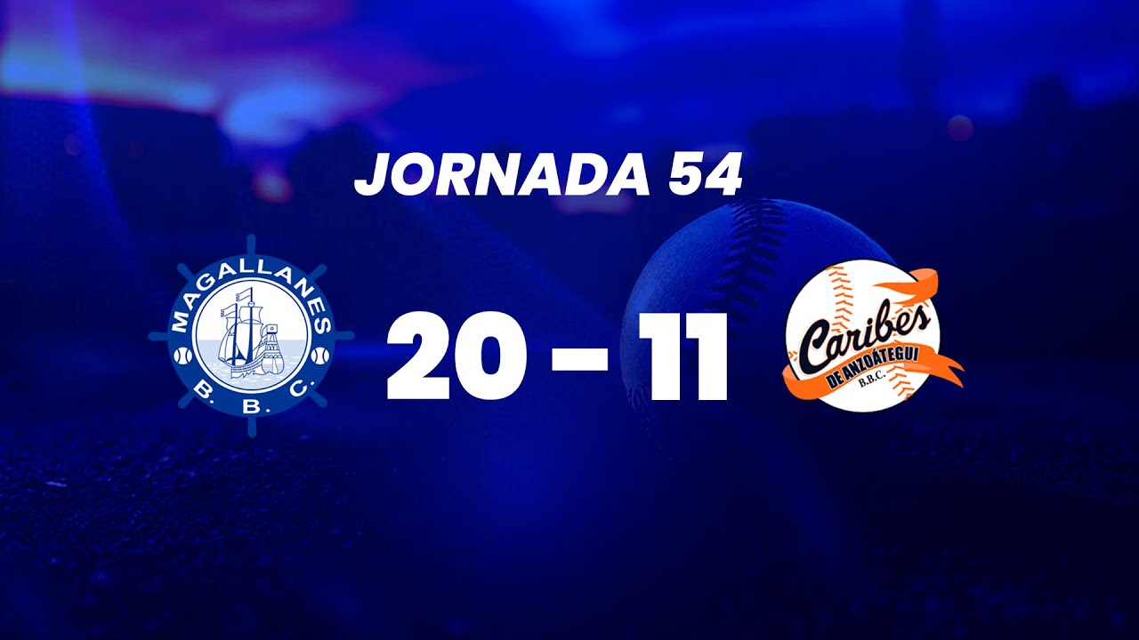 JORNADA 54 RESUMEN - Navegantes del Magallanes 20 - Caribes de Anzoátegui 11 -22-12-25
