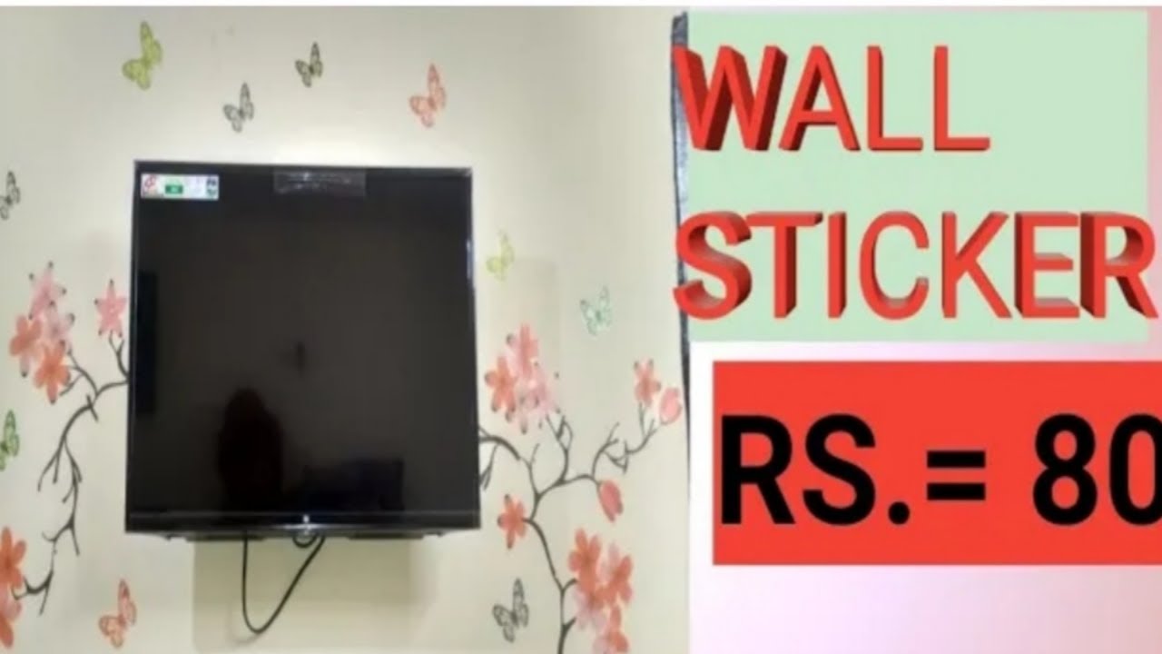 Wall stickers Unboxing and full review from shopclues / wall decor