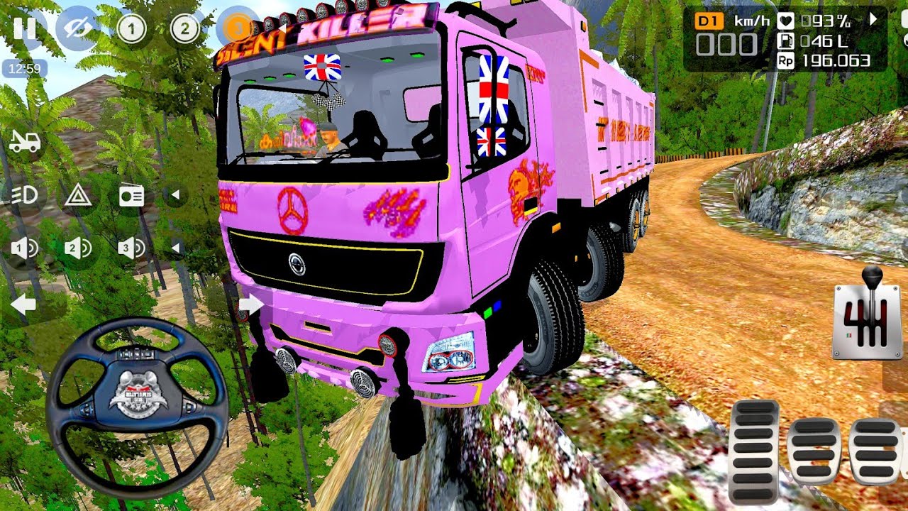 12 Wheeler Tipper Truck Offroad Driving | Bus Simulator Indonesia | Bussid New Truck Mod 2026