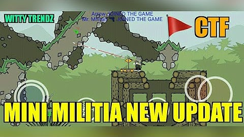 Mini Militia CAPTURE THE FLAG (CTF) New Game Mode GAMEPLAY