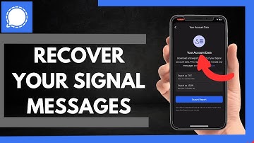 How To Recover Your Signal Messages